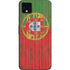 Portuguese Flag Dark Wood Google Pixel 4 XL Skin